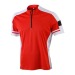 Hombre del maillot de ciclismo 1/2 cremallera James & Nicholson regalo de empresa