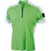 Hombre del maillot de ciclismo 1/2 cremallera James & Nicholson, camiseta de ciclismo publicidad