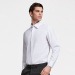 MOSCU - Camisa de tejido elástico, mangas largas y cuello con tejido reforzado regalo de empresa