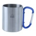 Mug  avec mousqueton, mousqueton publicidad