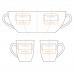 Mug en verre 35cl, Mug en verre publicidad
