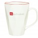 Mug bizeauté en porcelaine 30cl, Mug en porcelaine publicidad