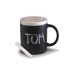 Mug ardoise 30cl avec craies, mug ardoise publicidad