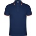 NATION  - Polo manches courtes, col et bord de manches en jackard avec patte de boutonnage 3 boutons regalo de empresa