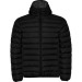 NORWAY - Chaqueta acolchada para hombre con relleno de plumas, capucha fija ajustable regalo de empresa