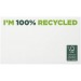 Mémos autocollants recyclés 127x75mm Sticky-Mate®, gadget écologique recyclé ou bio publicidad