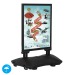 Cadro-Clic 4 Muelle A1 Panel + Base ponderable NEGRO regalo de empresa