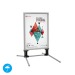 Cadro-Clic 4 Muelles B2 70x50 + Base de metal gris regalo de empresa