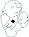 Peluche ours polaire Lars, peluche publicidad