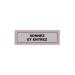 Plaque signalétique plexi 170x50mm "Sonnez et entrez" (S.11) regalo de empresa