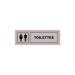 Signa Plexiglas 170x50 mm TOILETS (S.24) regalo de empresa