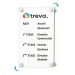 Placa de identificación Cristal-Sign 210 x 300 mm regalo de empresa