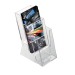 Cristal ECO portafolletos de mostrador 3 x 1/3.A4 (210x105 mm) regalo de empresa