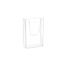 Portafolletos clásico de pared 1 estuche 1/3A4 (L.10.6cm) regalo de empresa