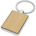 Porte-clés rectangulaire Neta en bambou regalo de empresa
