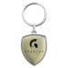 Porte-clés zamac forme blason - P.U.H.T neutre, porte-clés en métal sur-mesure publicidad