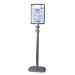Poteau DF Distributeur Flacons Gel + cadre A3 Gris clair regalo de empresa