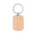 POTY WOOD - Llavero rectangular de madera regalo de empresa