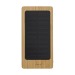 Solar Powerbank 8.000 mAh de bambú regalo de empresa