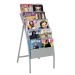 Expositor plegable Black-Line 5 Cajas GRIS ALU regalo de empresa