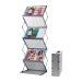 Expositor plegable ZIG-ZAG Alu-Plexi 6 x A3 + Estuche regalo de empresa