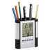 Réveil-LCD/porte-stylos regalo de empresa