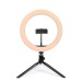 Ring light avec trépied, Porte-téléphone portable et support, socle, base pour smartphone publicidad