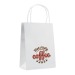 Bolsa de regalo (tamaño pequeño), Bolsa de papel publicidad