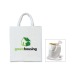 Bolsa no tejida blanca regalo de empresa