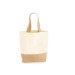 Sac shopper coton/toile de jute, Sac en toile de jute publicidad