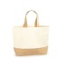 Sac shopping XL coton/toile de jute, Sac en toile de jute publicidad