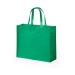 Sac shopping recyclé à soufflet, Sac shopping durable publicidad