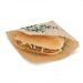 Sachet ouvert pizza 17x18cm (le mille), sachet sandwich en papier publicidad