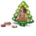Árbol de Navidad con cuadrado de chocolate regalo de empresa