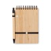 SONORABAM - Set de bloc-notes A6 en bambou, carnet avec stylo publicidad