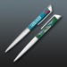 Stylo avec insert flottant tête oblique, Stylo avec insert flottant dans un liquide publicidad