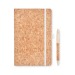 Carnet A5 et stylo en liège, Accessoire en liège publicidad