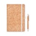 Carnet A5 et stylo en liège regalo de empresa