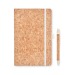 Carnet A5 et stylo en liège, Accessoire en liège publicidad