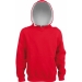 Sweat-shirt capuche contrastée enfant Kariban, sweat-shirt enfant publicidad