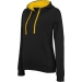 Sudadera con capucha de mujer en contraste, Sudadera con capucha publicidad