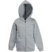 Sweat-shirt capuche zippé enfant Fruit of the Loom, sweat-shirt enfant publicidad