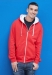 Sudadera con cremallera y capucha en contraste regalo de empresa
