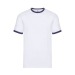 T-shirt bords côtes contrastés, T-shirt classique publicidad