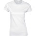 Camiseta Gildan blanca de mujer regalo de empresa
