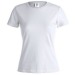 T-shirt blanc femme KEYA en coton 150 g/m2, T-shirt classique publicidad