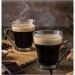 Tasse en verre 22cl avec armature, Mug en verre publicidad