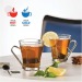 Taza de cristal 22cl oslo cappuccino, taza de cristal publicidad