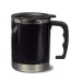 Taza aislada de doble pared con asa 40 cl, accesorio de viaje publicidad