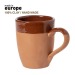 Taza de arcilla curvada regalo de empresa